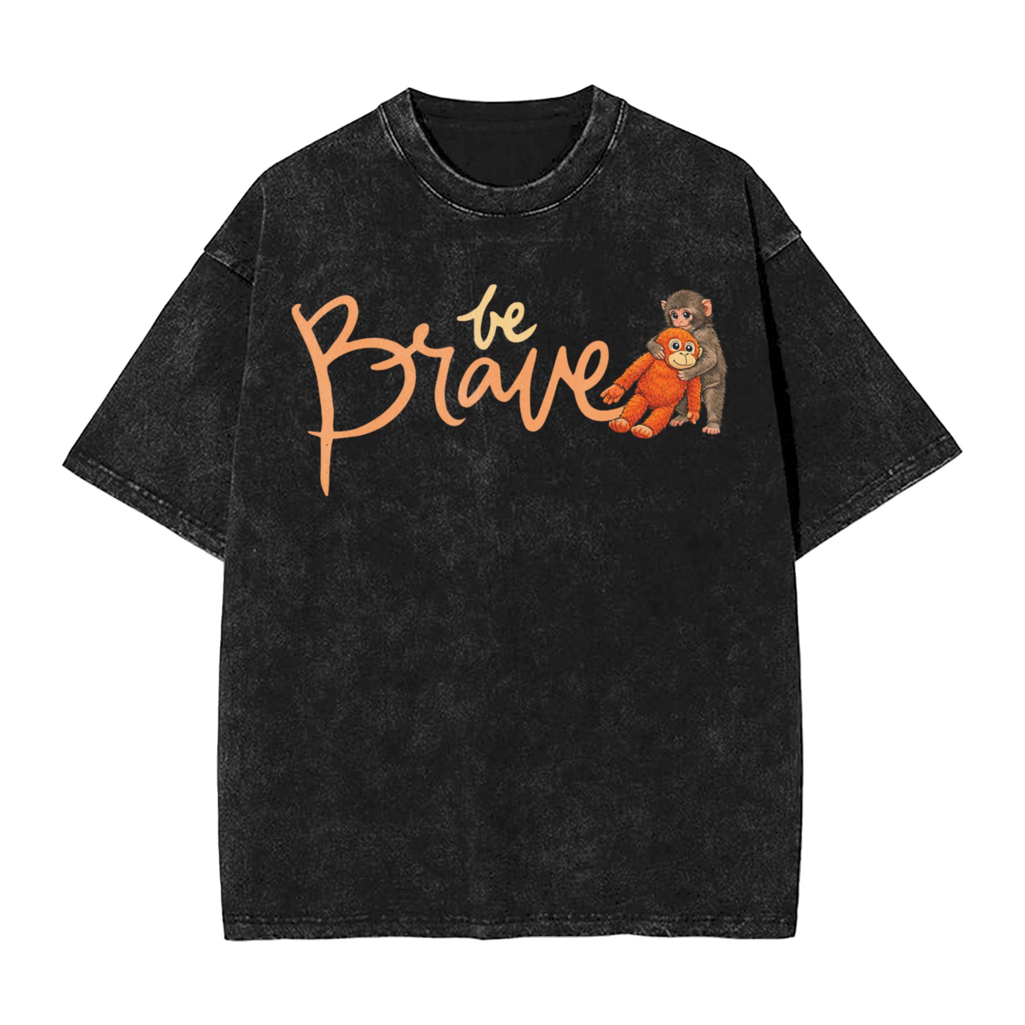 Baby Zoo Clothing - Herenshirt Punch Baby Aap Schattig Pluche