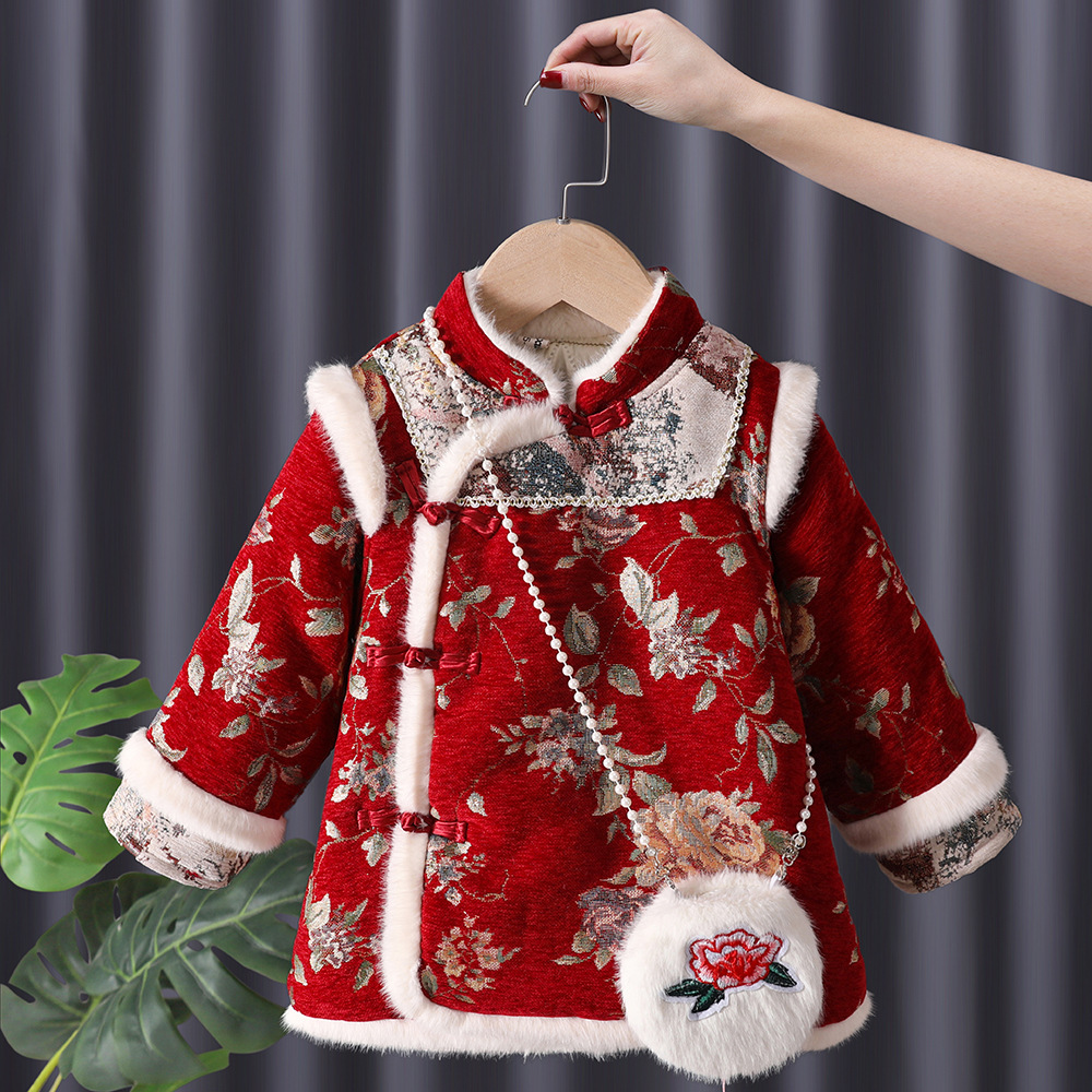 Baby Clothing Winter - Winter Baby Meisjes Hanfu Kids Prinses