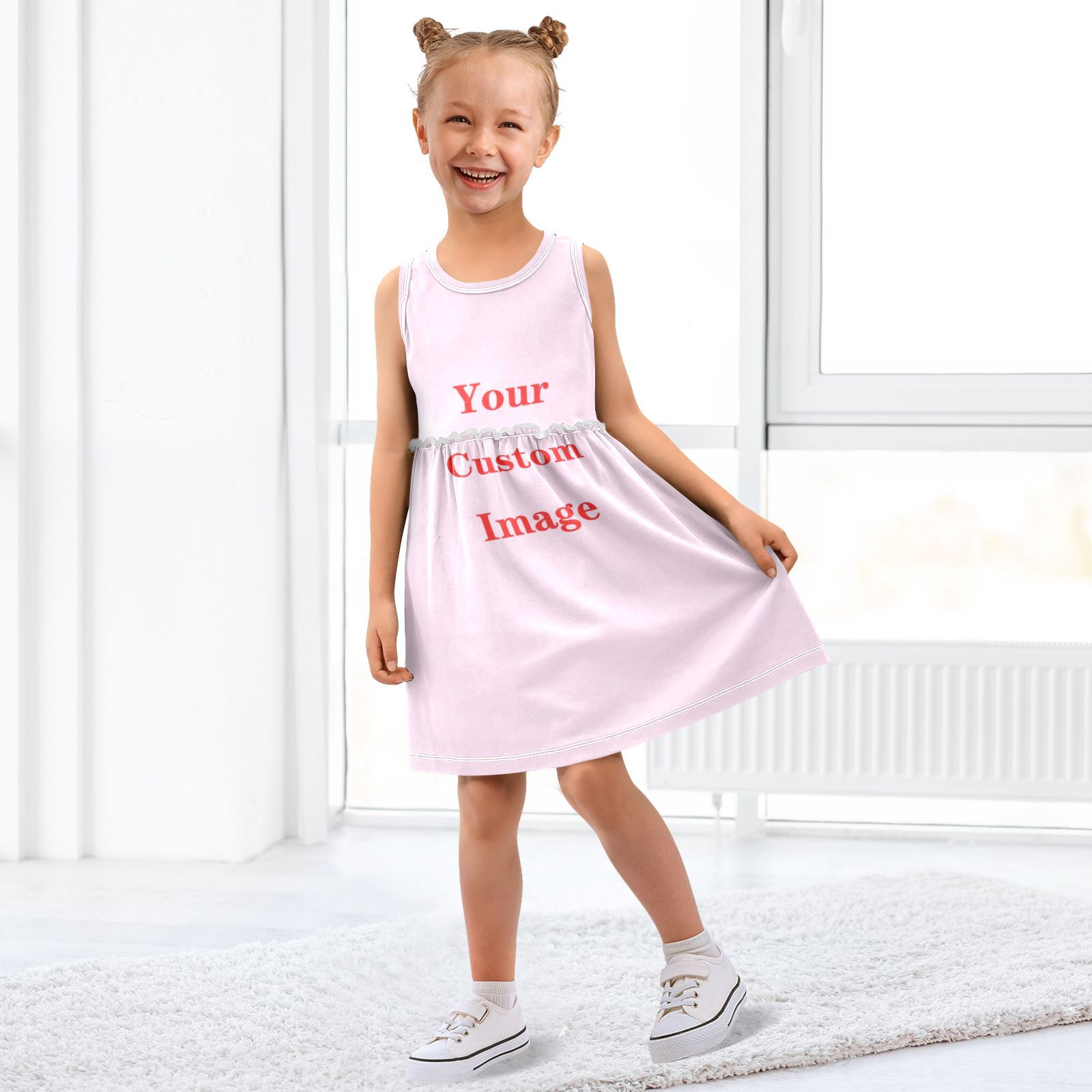Baby Clothing Images - Meisjeskleding Nieuwe Zomer Prinses Mouwloze Jurken