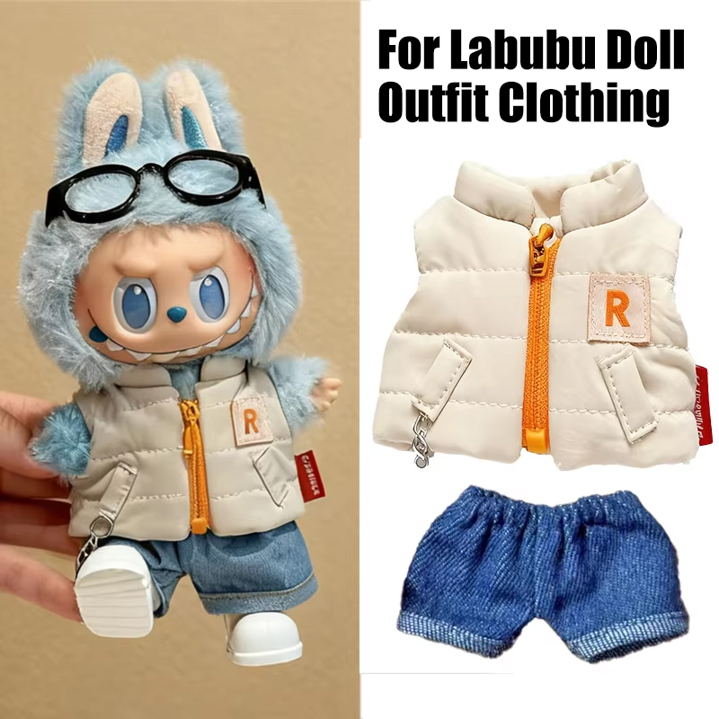 Baby Clothing Winter - Voor 15 17 cm Labubu Pop