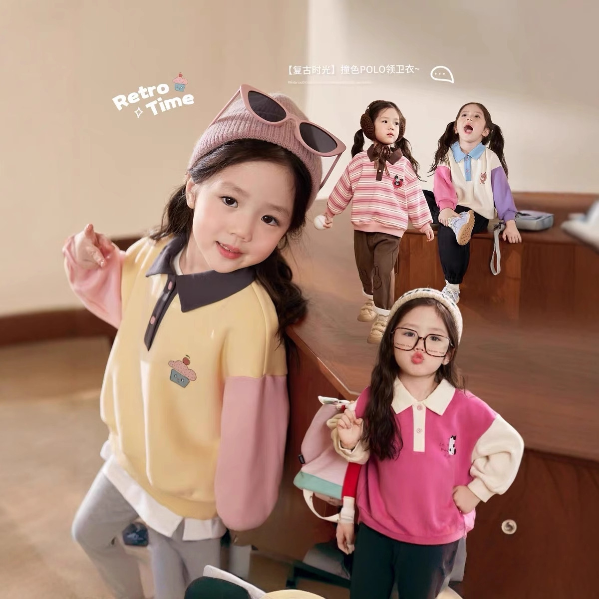 Baby Clothing Winter - Crème Home Kleding Baby Polo Kraag