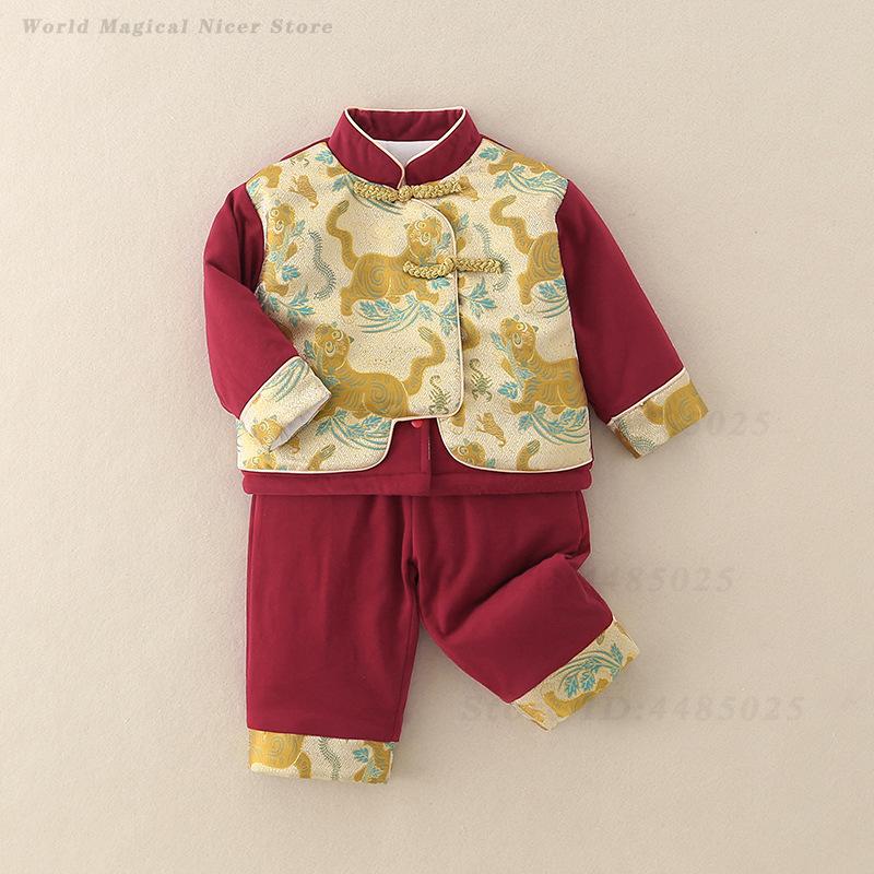 Herfst Winter Dikke Tang Suit  - Baby Clothing Winter recensie en prijs