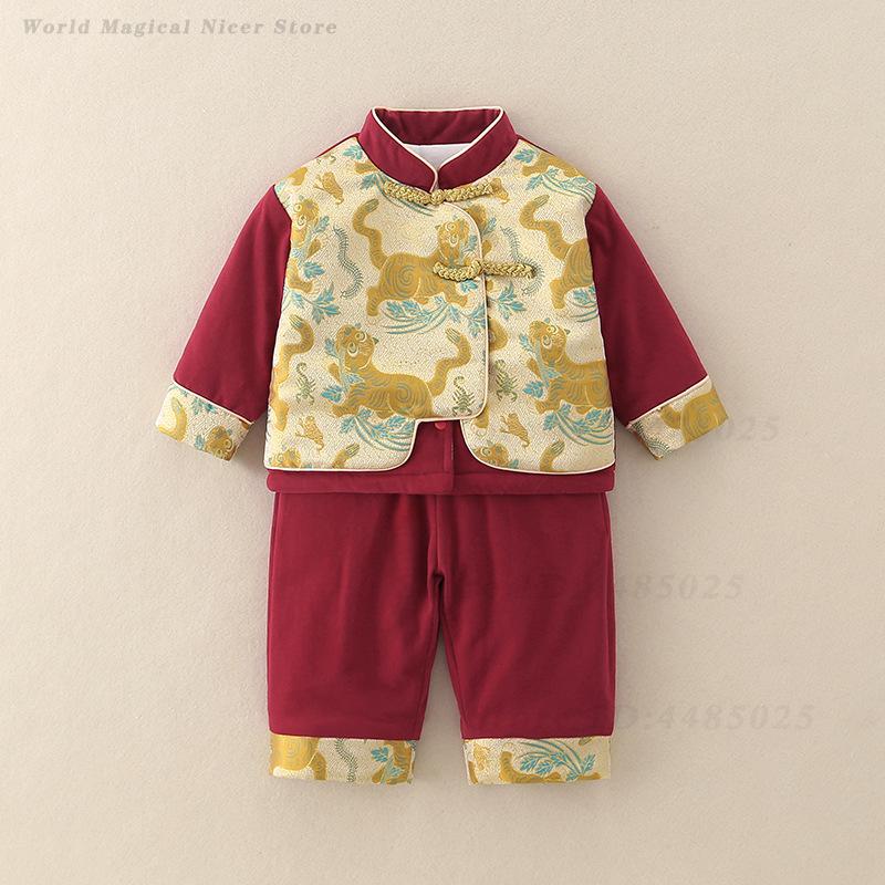 Herfst Winter Dikke Tang Suit  - Baby Clothing Winter recensie en prijs